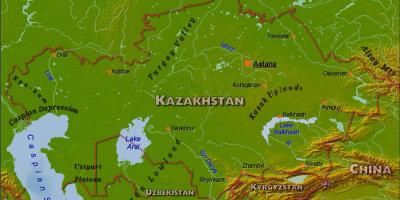 Kart Qazaxıstan fiziki