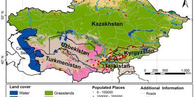 Kart Qazaxıstanın iqlimi