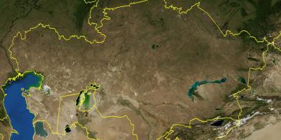 Kart Qazaxıstan topoqrafik