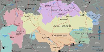 Kart regionların Qazaxıstan