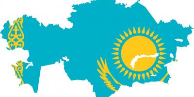 Kart Qazaxıstan bayrağı